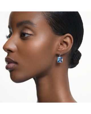 Millenia Crystal Square Cut Drop Earrings
