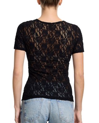 Signature Short Sleeve Lace Top