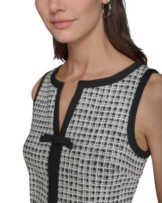 Split Neck Sleeveless Dress