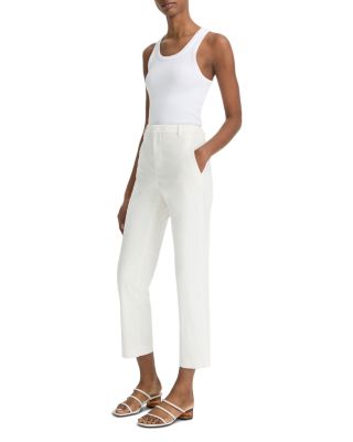 Mid Rise Chino Ankle Pants  