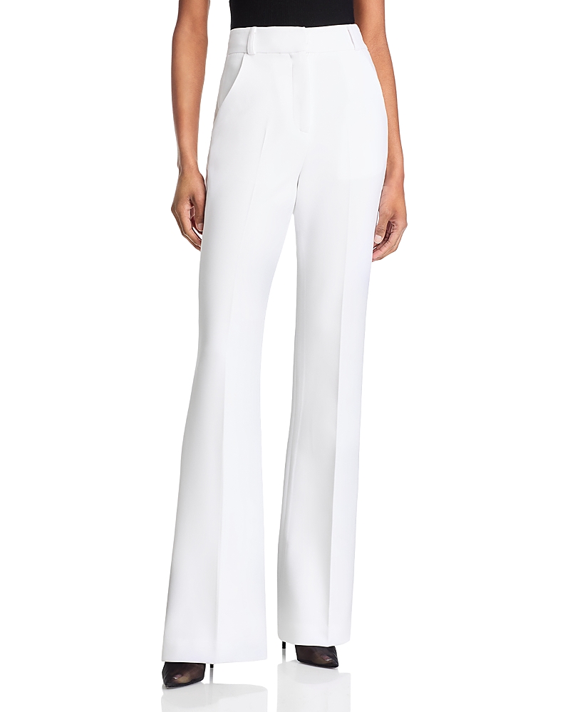 Sergio Hudson Tuxedo Pants In White