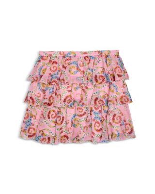 Girls' Geo Barocco Ruffle Skirt - Little Kid, Big Kid