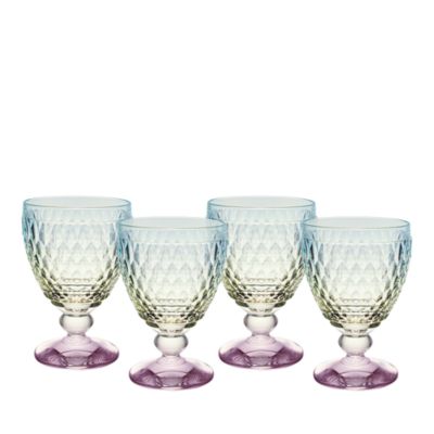 Villeroy & Boch - Boston Pearl Crystal Red Wine Glasses, Set of 4