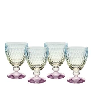 Villeroy & Boch Boston Pearl Crystal Red Wine Glasses, Set of 4 | Bloomingdale's Home