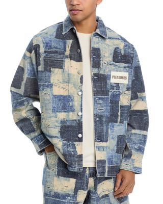 Pleasures - Boro Regular Fit Patchwork Style Shirt Jacket