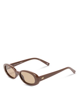 Le Specs - Outta Love Oval Sunglasses, 51mm