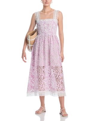 Palmetto Embroidered Dress