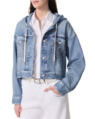 rb Miramar Combo Hooded Trucker Jacket main image 0