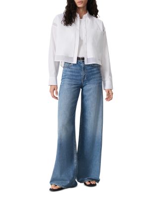 Beatrice Cropped Combo Shirt