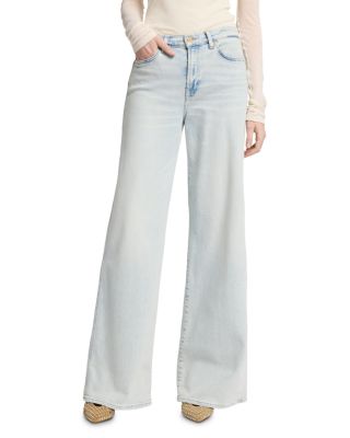 7 For All Mankind - Lotta Wide Leg Jeans in Amuse Me