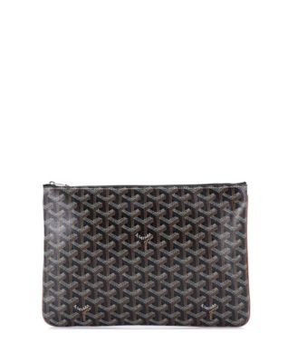 Pre-Owned Goyard - MM Senat Zip Pouch Coated Canvas