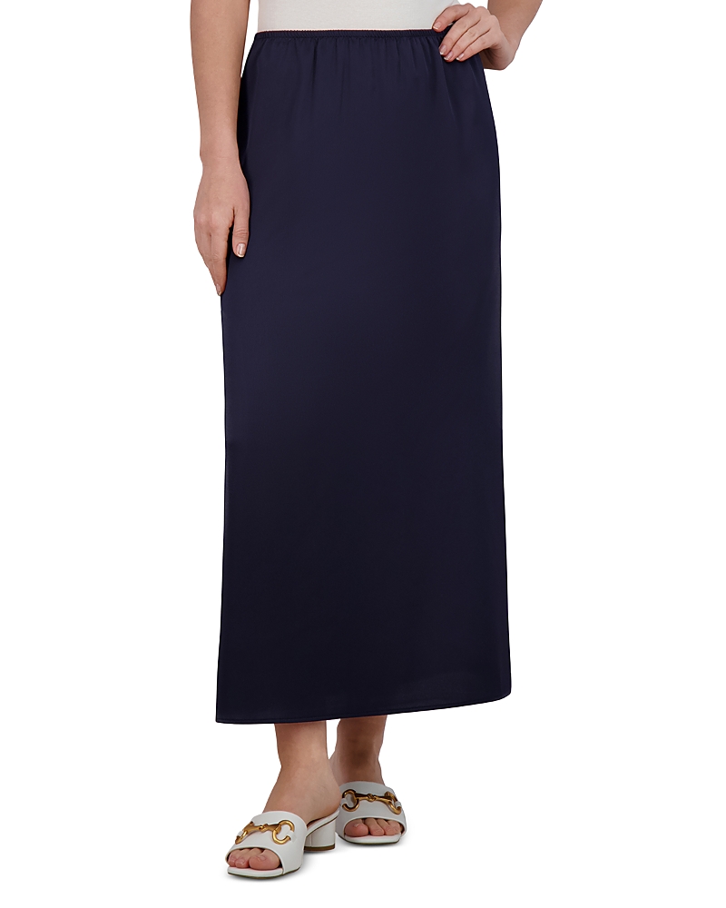 Point Satin A Line Skirt