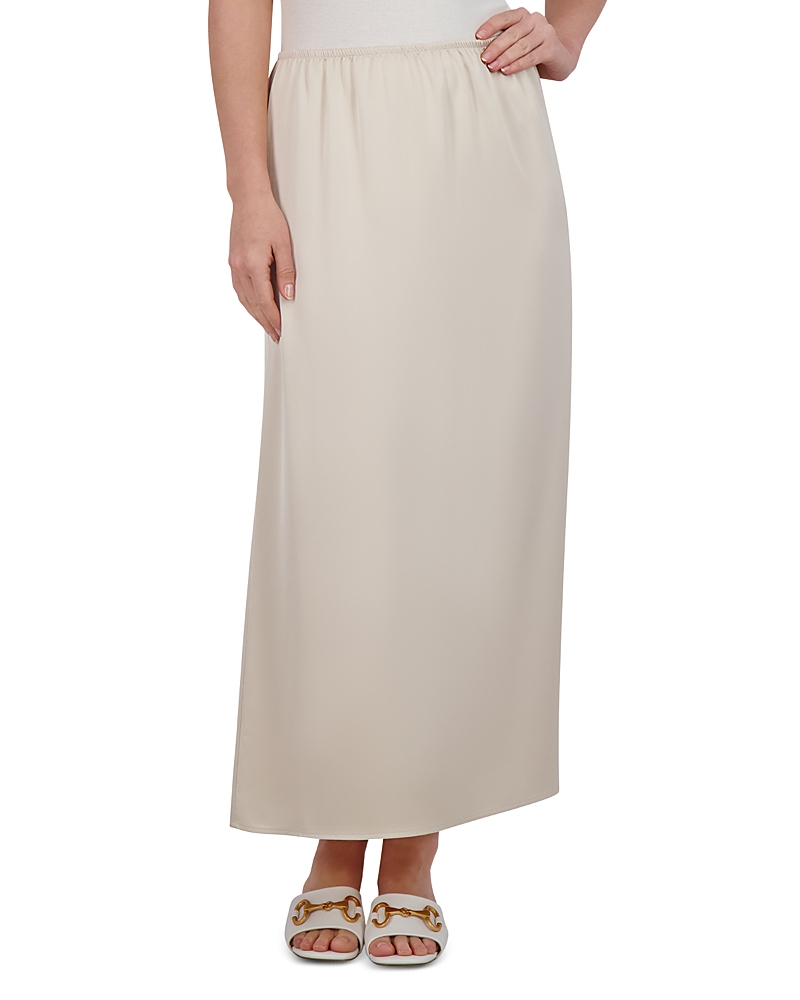 Point Satin A Line Skirt