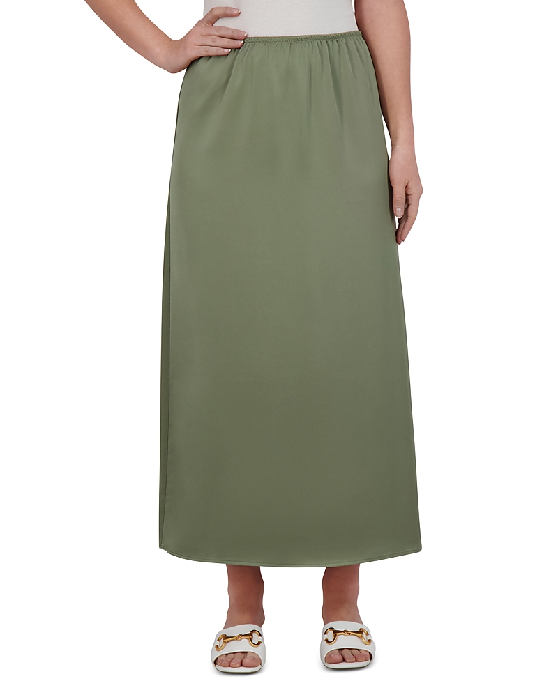 Point Satin A Line Skirt · XS
