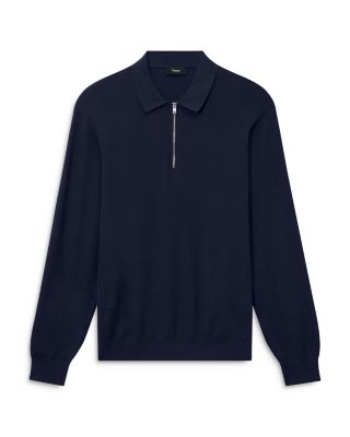 Polo Quarter Zip in Fine Bilen