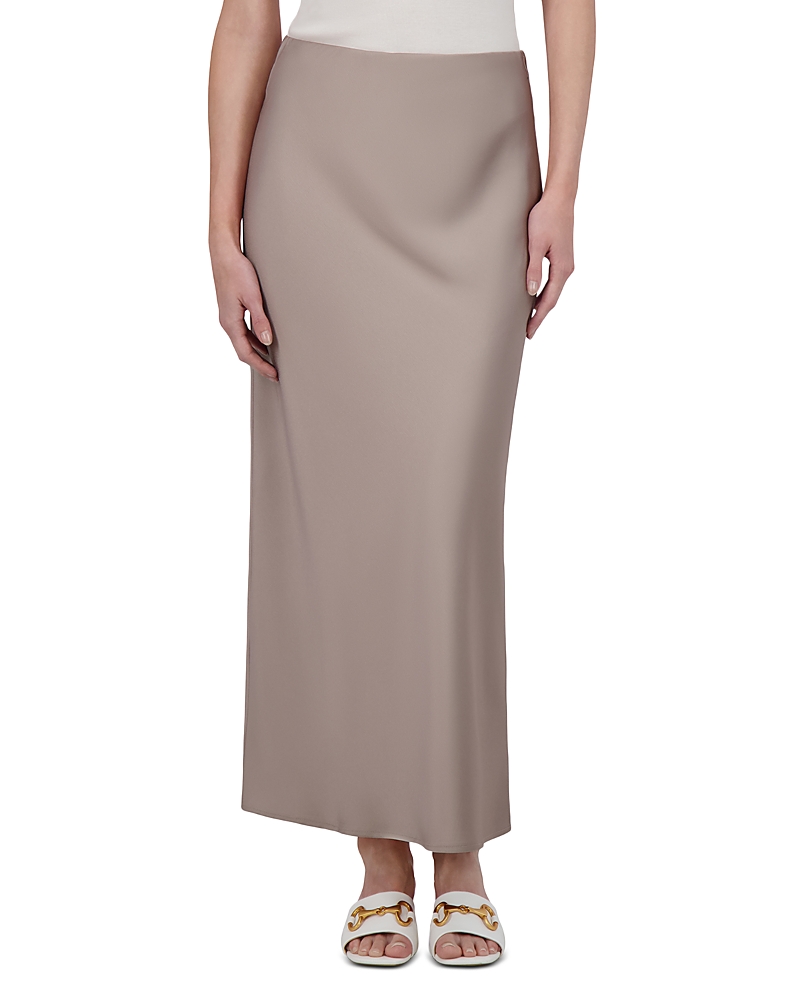 Point Satin Slip Skirt