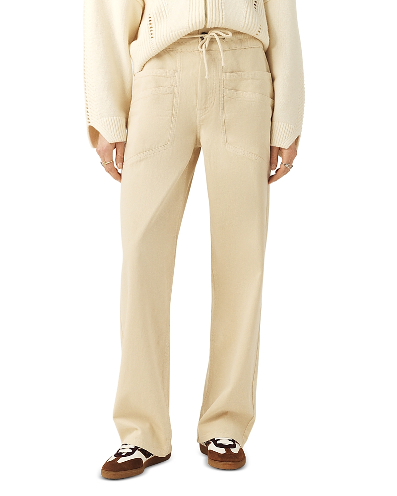 Ba&sh Gona Straight-leg Trousers In Off White