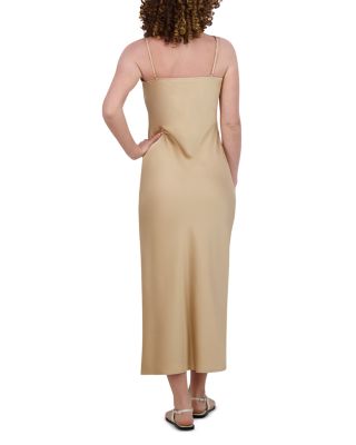 Satin Straight Slip Dress