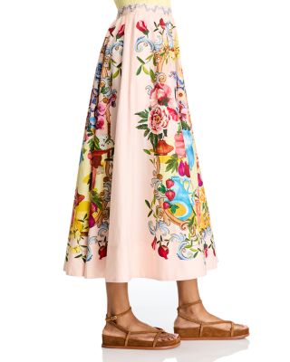 Garden Terrace Midi Skirt