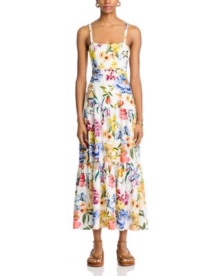 Greek Garden Sleeveless Maxi Dress