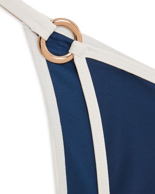 Bianca Contrast Trim Bikini Bottoms