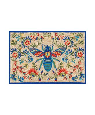 Liora Manne Frontporch Flora Bee Area Rug, 2' x 3'
