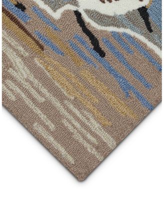 Liora Manne Frontporch Sandpipers Area Rug, 2'6" x 4'