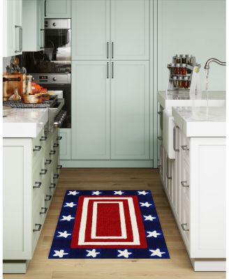 Liora Manne Frontporch Patriotic Pendant Area Rug, 2' x 3'