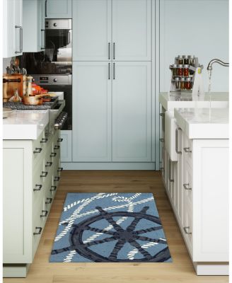 Liora Manne Frontporch Captain's Wheel Area Rug, 2'6" x 4'