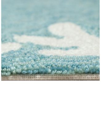 Liora Manne Capri Coral Border Area Rug, 1'8" x 2'6"