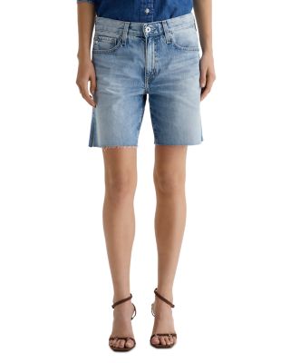 AG - Faded Denim Bermuda Shorts
