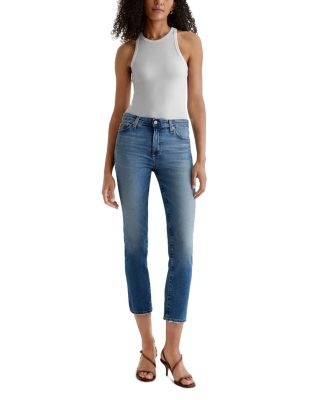 Mari Mid Rise Crop Straight Leg Jeans in 13 Years Reign