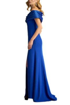 Dalton Contrast Off-Shoulder Gown