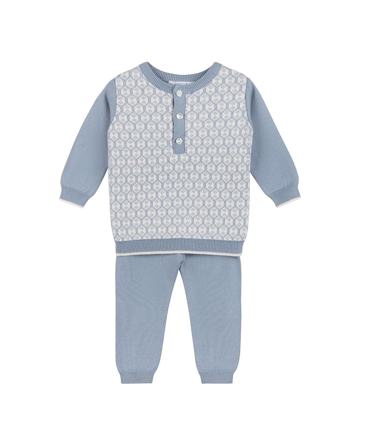 Feltman Brothers Boys' Diamond Jacquard Knit Set - Baby, Little Kid