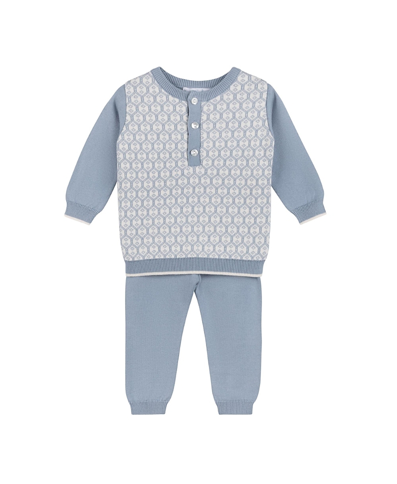 Feltman Brothers Boys' Diamond Jacquard Knit Set - Baby, Little Kid In Gray