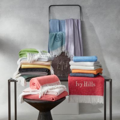 Pezzo Fringe Throw Blanket