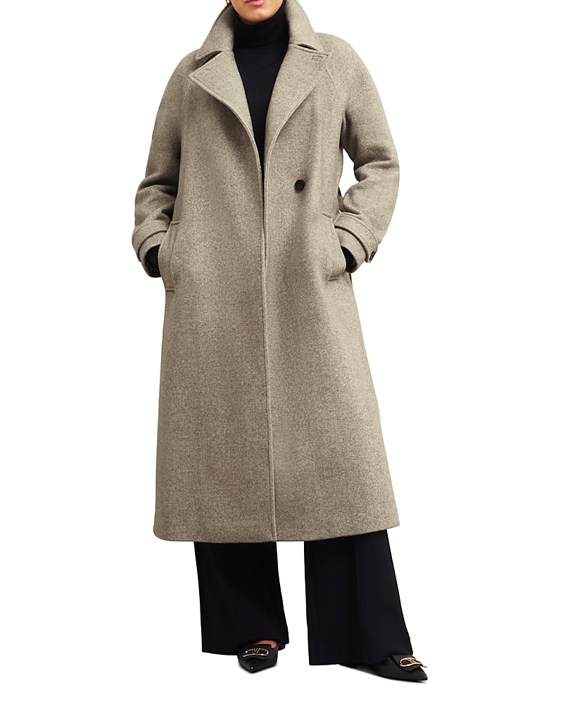 Hobbs London Manon Coat In Neutral