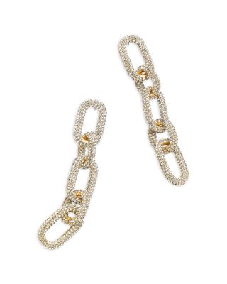 BAUBLEBAR - Nova Sparkling Chain Drop Earrings, 3.6"L