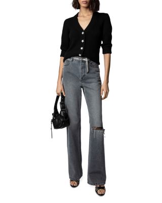 Betsy Cashmere Cardigan Sweater