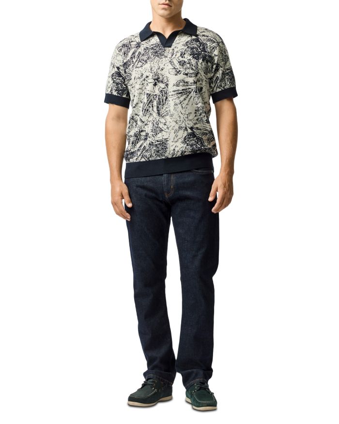 Bowlers Creek Knit Patterned Polo