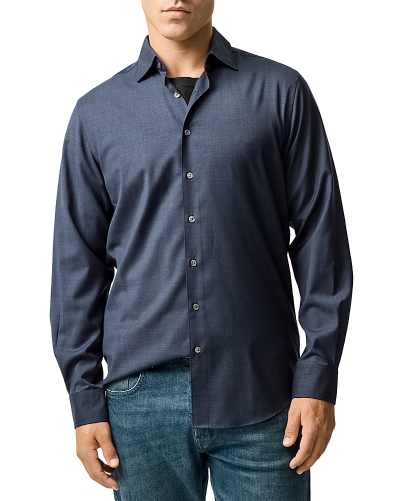 Rodd & Gunn Esk Valley Sports Fit Shirt In Eclipse