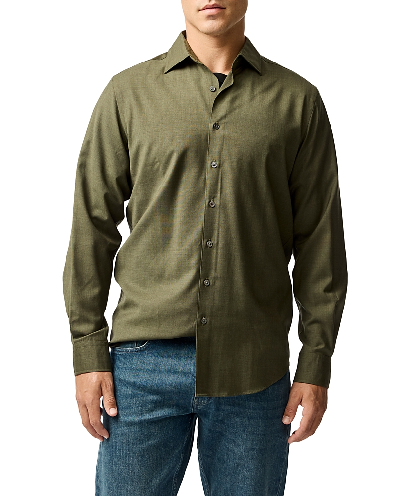Rodd & Gunn Esk Valley Sports Fit Shirt In Pine
