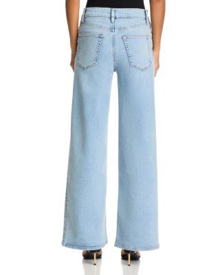 Le Slim Palazzo High Rise Wide Leg Jeans