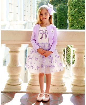 Girls' Flower Cardigan - Baby, Little Kid, Big Kid