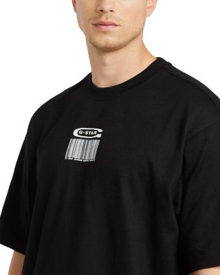 Boxy Fit Barcode Graphic Tee