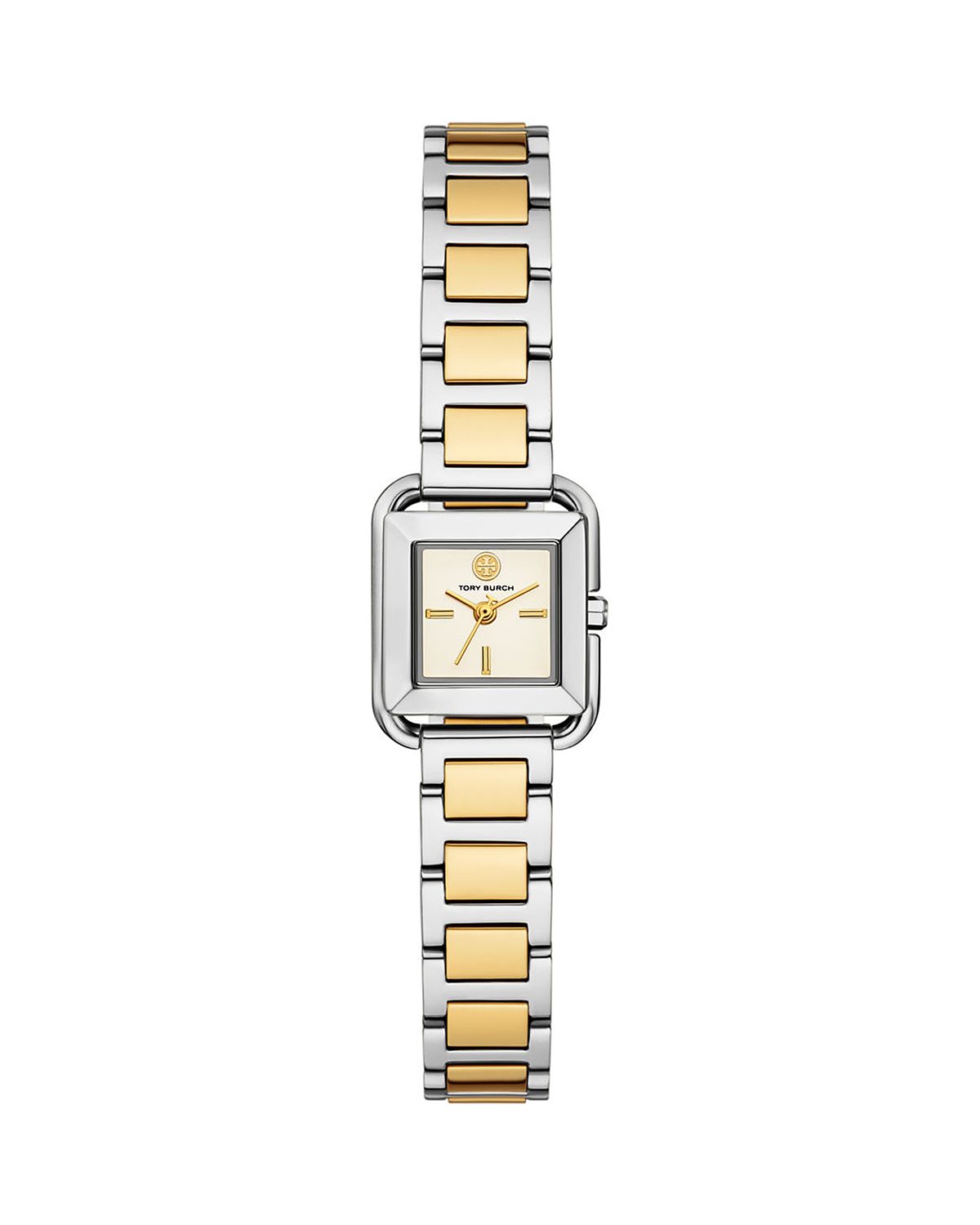 Tory Burch The Small Kira Square Stainless Steel Watch, 18mm x 18mm