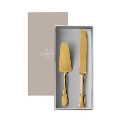 Mepra - Brescia Gold 2 Piece Cake Set