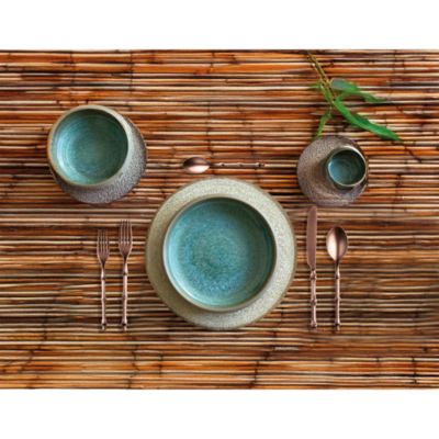 Bali Pewter Bronze 5 Piece Flatware Set