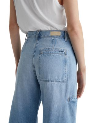 Hazal High Rise Wide Leg Jeans in Siren