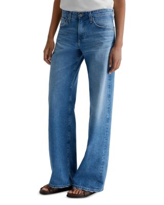 Adria Low Rise Wide Leg Jeans in Flashback